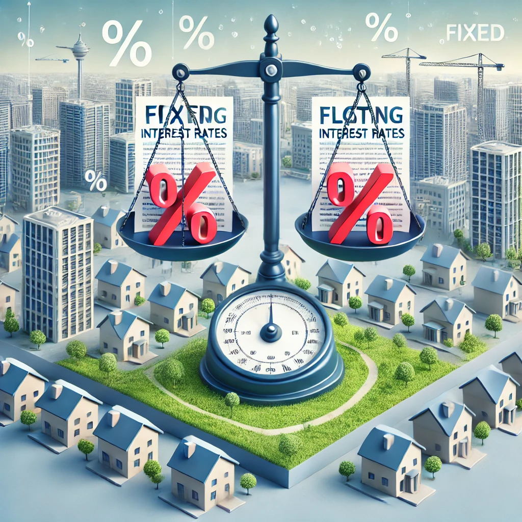 Fixed vs Floating interest rates for home loans in Noida